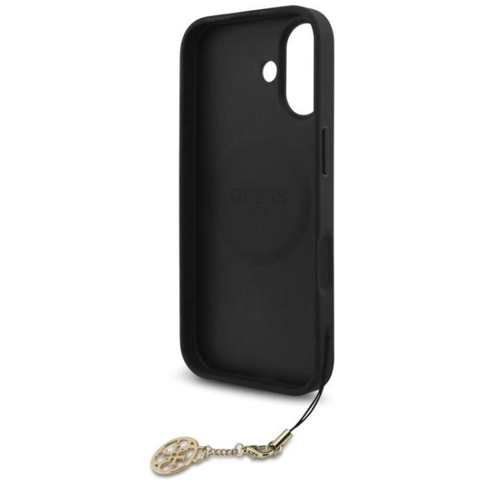 Guess - Guess iPhone 17 Mobilskal MagSafe 4G Charms Collection - Svart