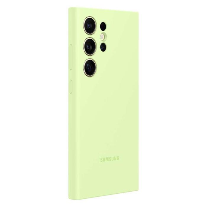 Samsung - Samsung Galaxy S24 Ultra Mobilskal Silikon - Ljusgrön