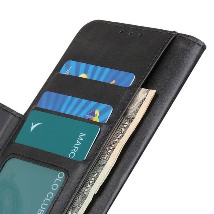 OEM - Mobilskal till Samsung Galaxy S26 Ultra Ställ KonstLäder - Svart