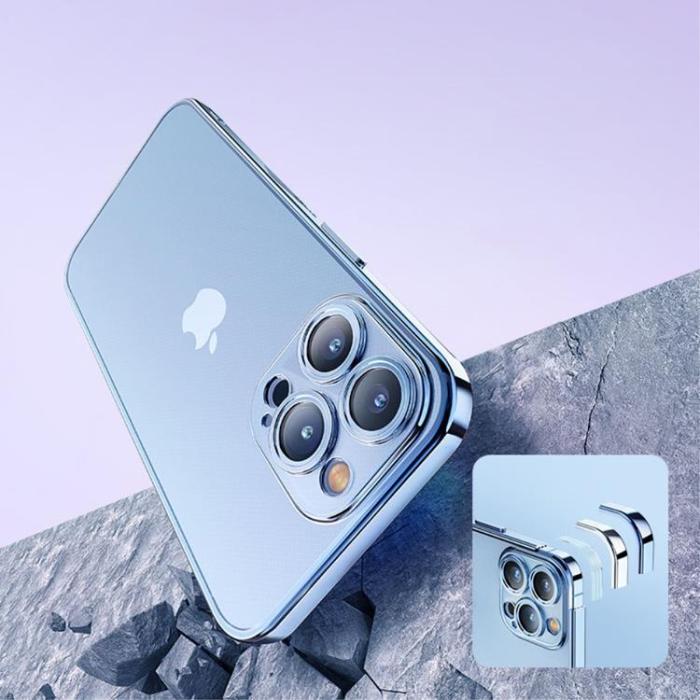 ROCK - ROCK iPhone 14 Pro Skal Electroplating Matte - Lila