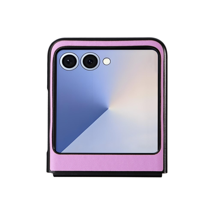 A-One Brand - Galaxy Z Flip 7 Mobilskal PU Läder Protective - Lila