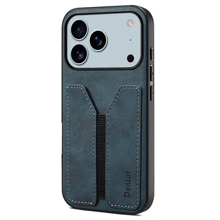 DENIOR iPhone 17 Pro Max Mobilskal Elastic Korthållare - Blå | 2353 | AlltMobil