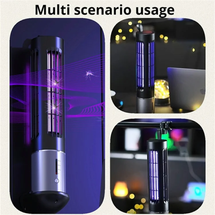 OEM - Bärbar Myggdödarlampa USB Uppladdningsbar Insektsfälla