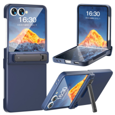 A-One Brand - Galaxy Z Flip7 Mobilskal Hinge Protection Kickstand - Mörkblå