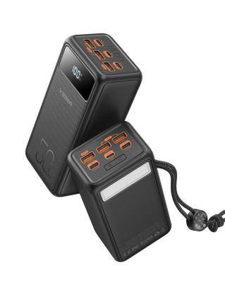 Veger Powerbank 50,000mah Tank Lite Snabbladdning - Svart