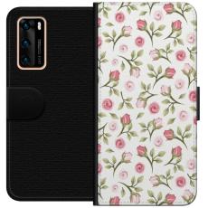 iSecrets - Pl&aring;nboksfodral till Huawei P40 med Blommigt