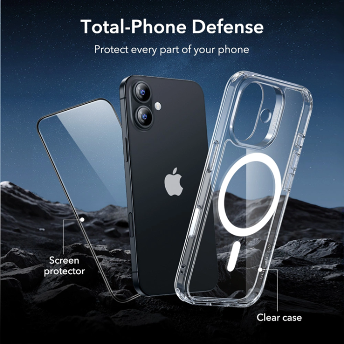 ESR - ESR iPhone 17 Mobilskal Magsafe Classic Hybird - Clear