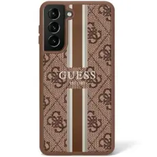 Guess - Guess Galaxy S23 Ultra Skal Printed Stripe - Brun