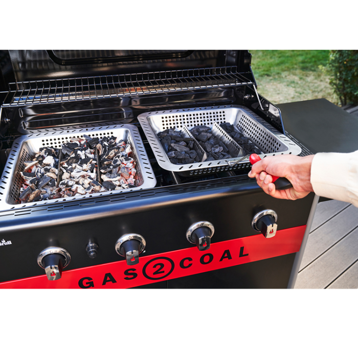 Char-Broil - Char-Broil Hybridgrill Gas2Coal 2.0 4+1 Brännare
