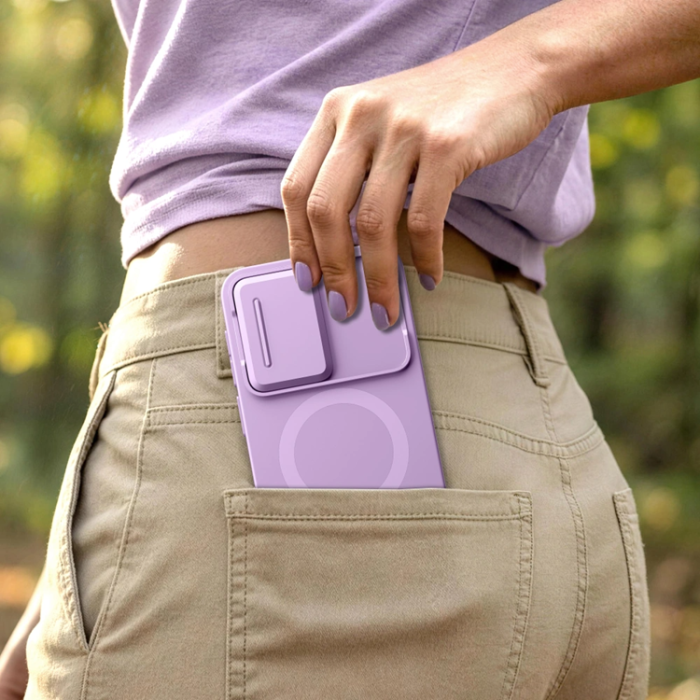 Tech-Protect - Tech-Protect Mobilskal För Galaxy A57 MagSafe Kevlar Aura - Violet