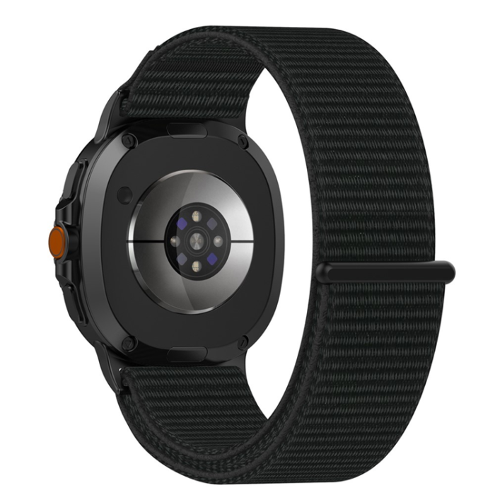 A-One Brand - Galaxy Watch 8 (44mm/40mm)/8 Classic (46mm) Armband Vävt - Svart