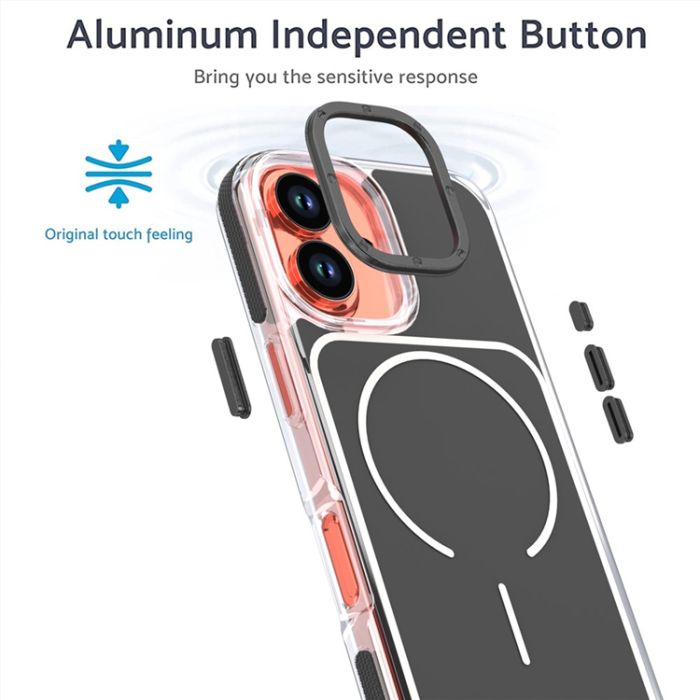 A-One Brand - iPhone 17 Mobilskal MagSafe Dual Färg Shockproof