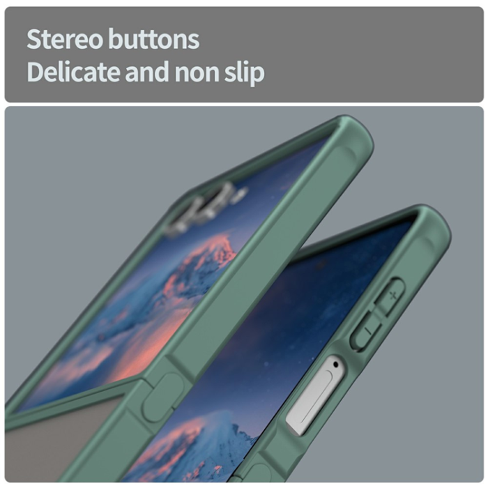 A-One Brand - Galaxy Z Flip 7 Mobilskal Drop Proof Frosted Translucent