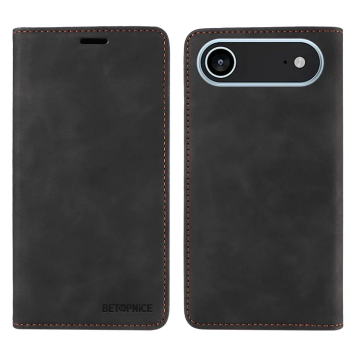 BETOPNICE - Betopnice iPhone 17 Air Plånboksfodral Magnetic RFID Blocking - Svart