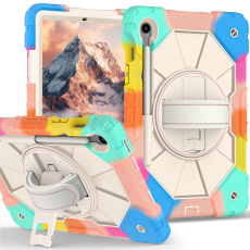 A-One Brand - Galaxy Tab S10 FE/S9 FE/S9 Skal Kickstand med Rem - Färgstark