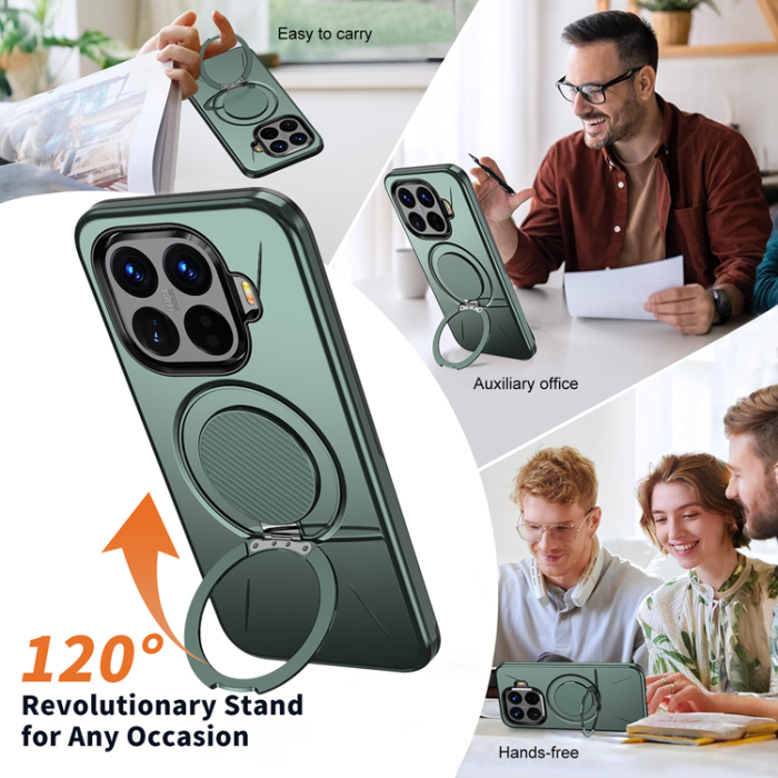 A-One Brand - Xiaomi 15T Pro Mobilskal Magsafe Rotating Kickstand TPU + PC