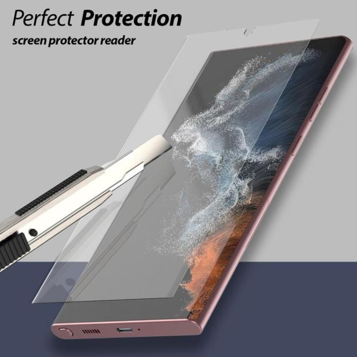 UTGATT1 - Whitestone Galaxy S22 Ultra Härdat glas DG