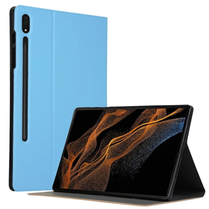 Taltech - Galaxy Tab S8 Ultra Fodral - Himmelsblå
