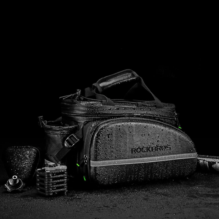 Rockbros - Rockbros A6-6 Cykelväska för Bagageutrymme 35 L med Utfällbara Fickor