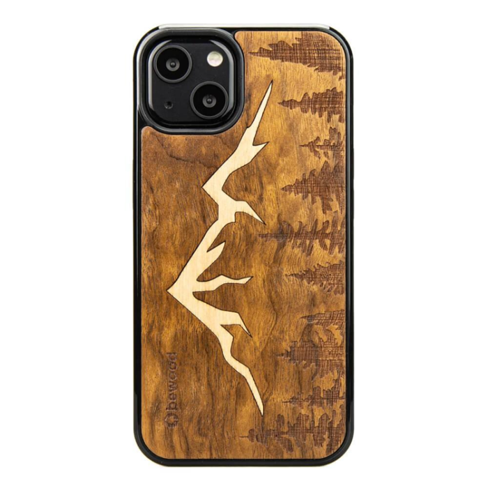 Bewood - Bewood iPhone 13 Mobilskal Imbuia Mountains - Brun