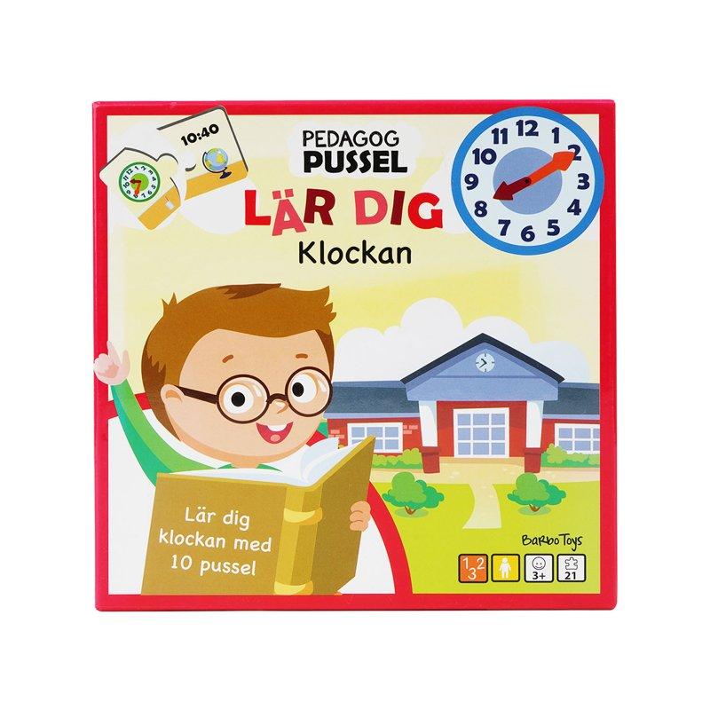 BARBO Pussel Classic Pedagog Pussel Lär Dig Klockan (SE)