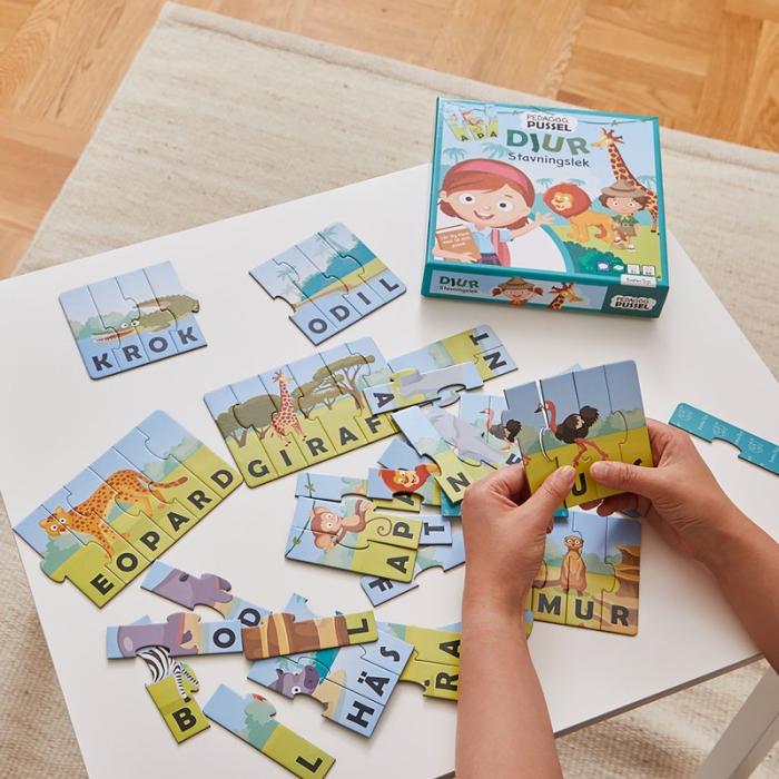 BARBO - BARBO Classic Pedagog Pussel Djur Stavningslek (SE)
