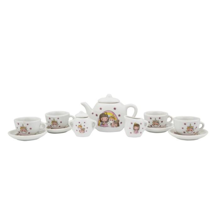 BARBO - BARBO Classic Porcelain Tea Set 12 Pcs Pink