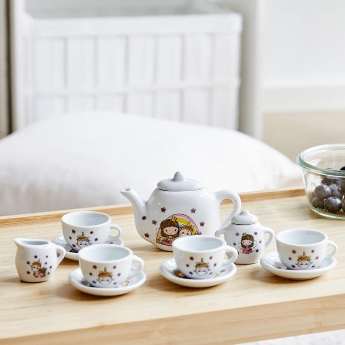 BARBO - BARBO Classic Porcelain Tea Set 12 Pcs Pink
