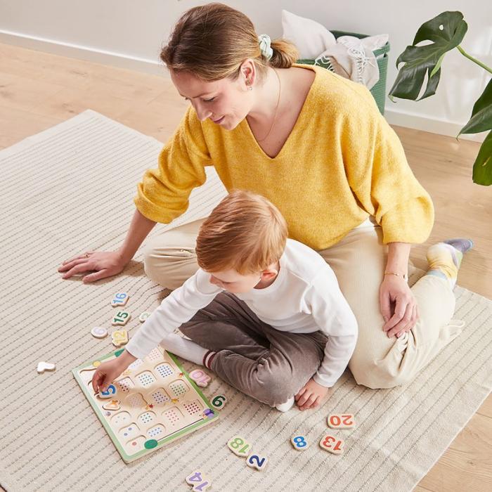 BARBO - BARBO Pussel 20 Pcs Classic Wooden 1-2-3 Puzzle