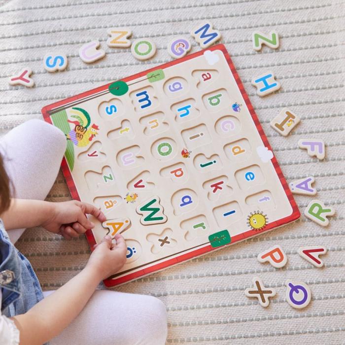 BARBO - BARBO Pussel 29 Pcs Classic Wooden ABC Puzzle (SE)