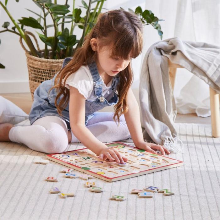 BARBO - BARBO Pussel 29 Pcs Classic Wooden ABC Puzzle (SE)
