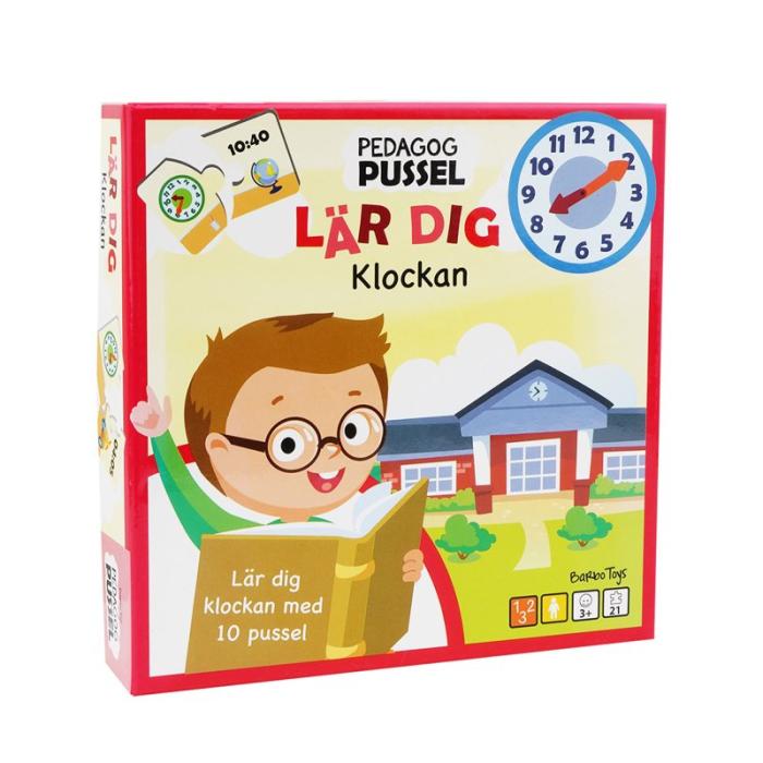 BARBO - BARBO Pussel Classic Pedagog Pussel Lär Dig Klockan (SE)