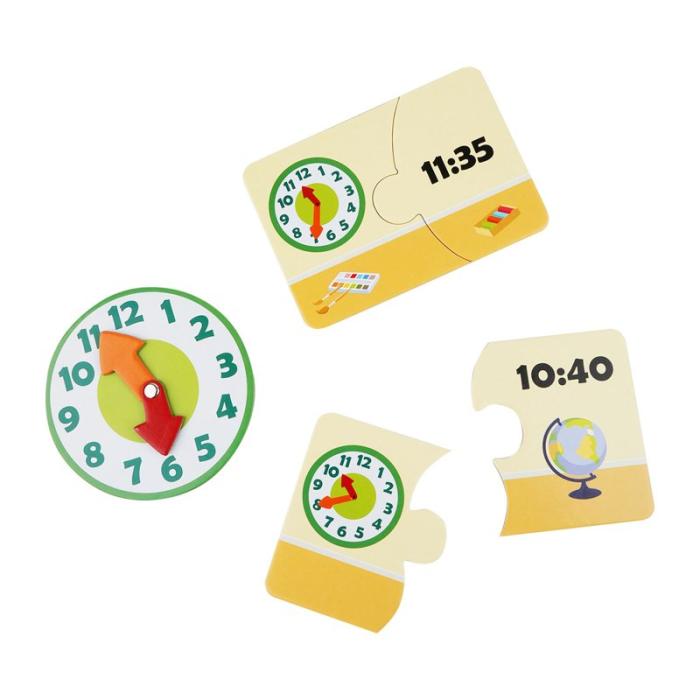BARBO - BARBO Pussel Classic Pedagog Pussel Lär Dig Klockan (SE)