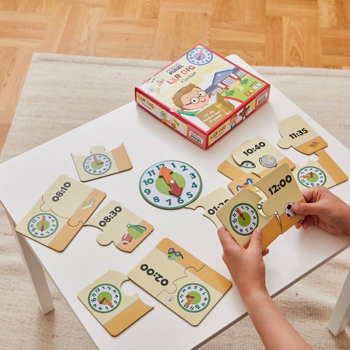 BARBO - BARBO Pussel Classic Pedagog Pussel Lär Dig Klockan (SE)