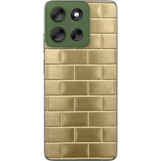 iSecrets - Mobilskal till Motorola Moto G56 med Gyllene Murstenar