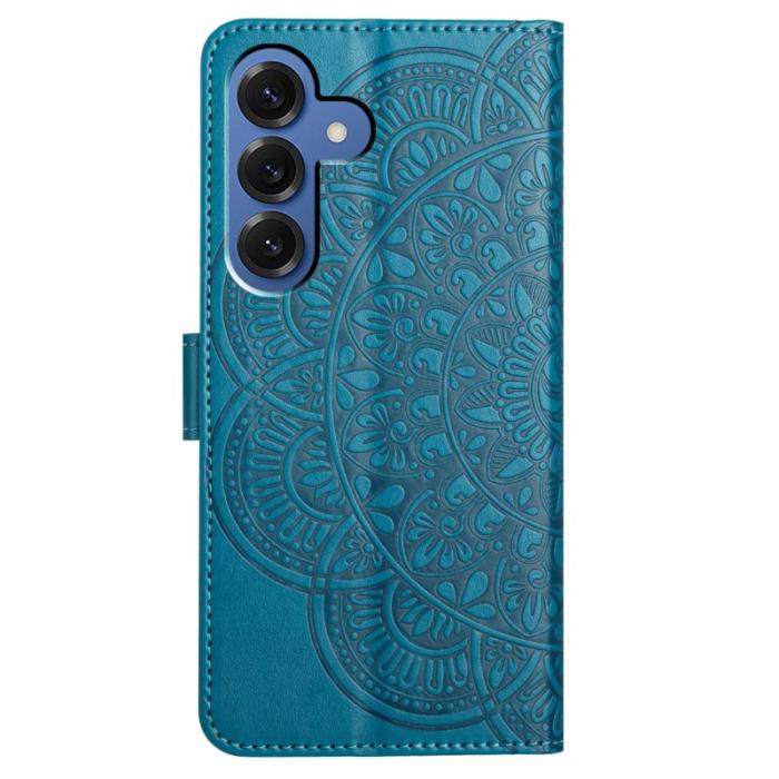 OEM - Mobilfodral för Samsung Galaxy S26 Plus Konstläder med kortfack - Blå