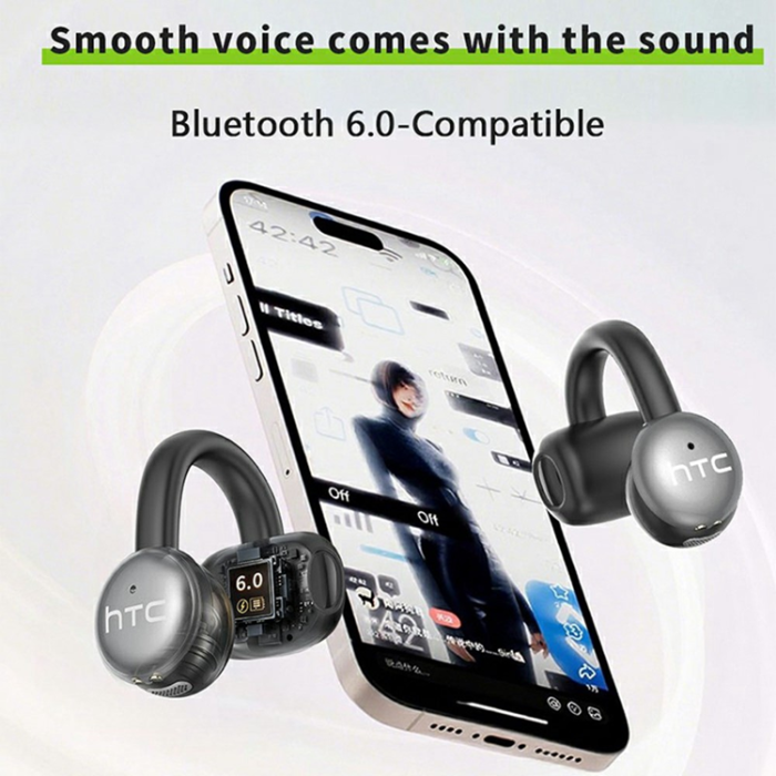 HTC - HTC OWS Trådlösa Bluetooth Hörlurar med Mikrofon Ear-Clip NE15