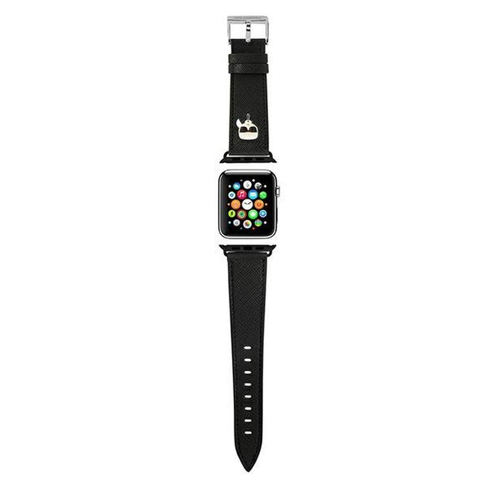 KARL LAGERFELD klockarmband för Apple Watch 42/44mm svart