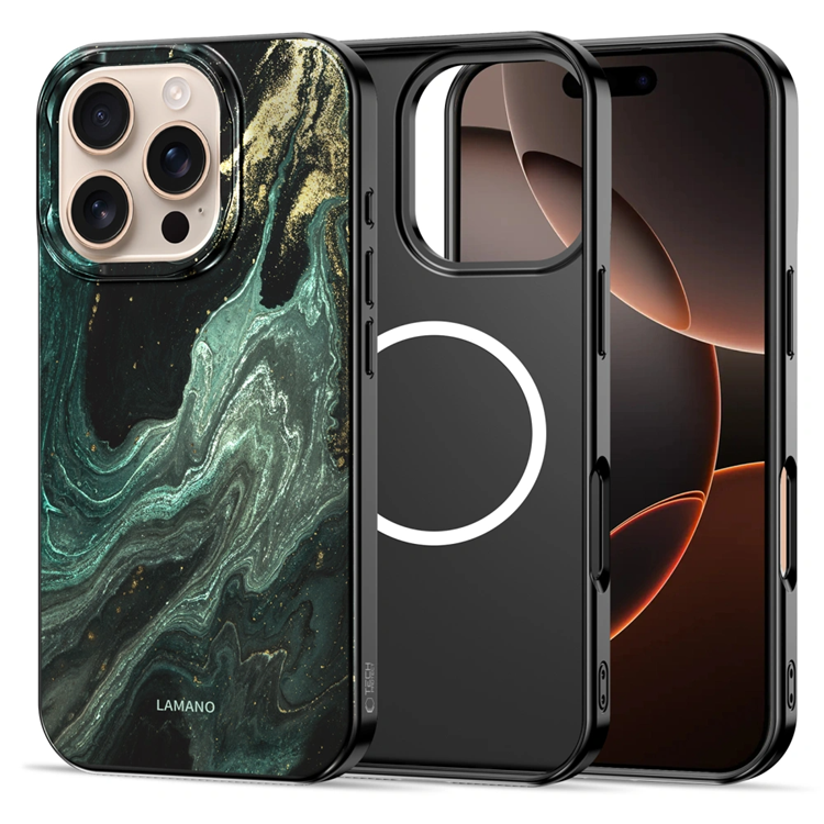 Tech-Protect iPhone 16 Pro Mobilskal Magsafe Lamano - Verde Aura | 2353 | AlltMobil