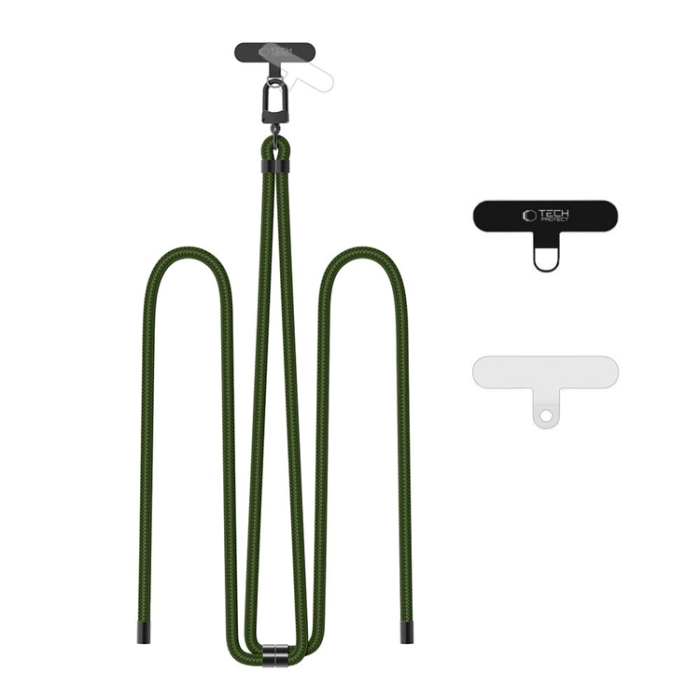 Tech-Protect - Tech-Protect Mobilrem Crossbody C7S - Grön