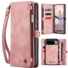 Caseme - CASEME 008 Pl&aring;nboksfodral till Google Pixel 10 Pro Konstl&auml;der - Rosa