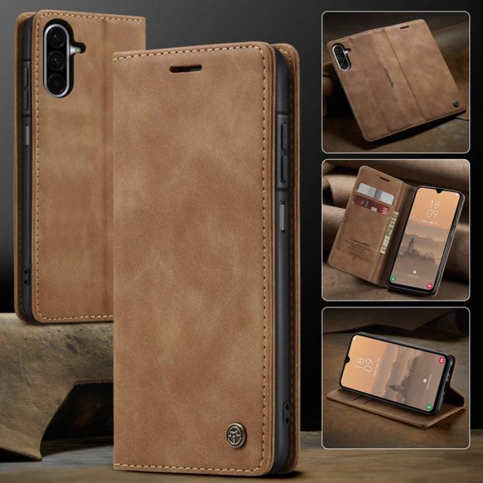 Caseme - CASEME 013 Plånboksfodral för Samsung Galaxy A17 5G/4G - Brun