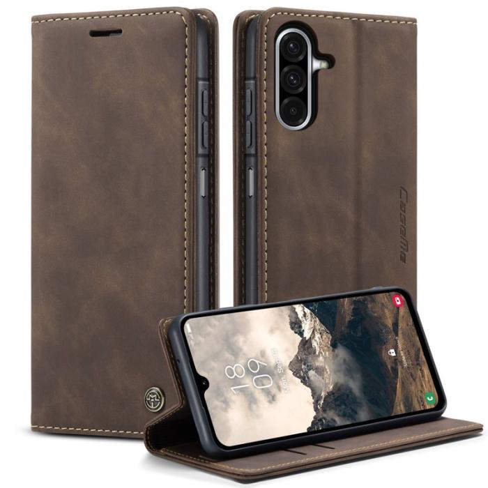 Caseme - CASEME 013 Plånboksfodral för Samsung Galaxy A17 5G/4G - Kaffe