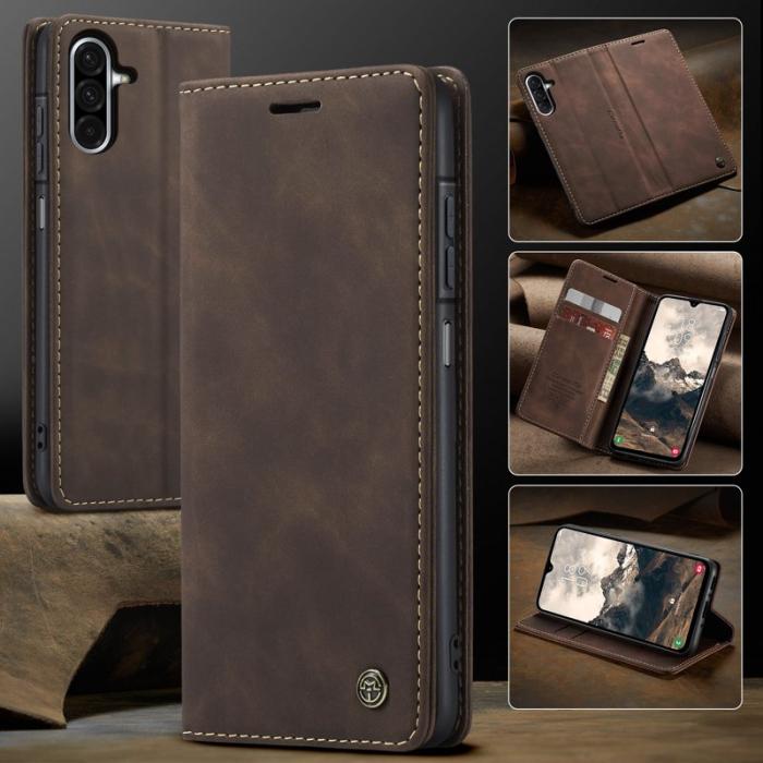 Caseme - CASEME 013 Plånboksfodral för Samsung Galaxy A17 5G/4G - Kaffe