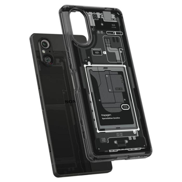 UTGATT - Spigen Sony Xperia 5 V Mobilskal Ultra Hybrid Zero One