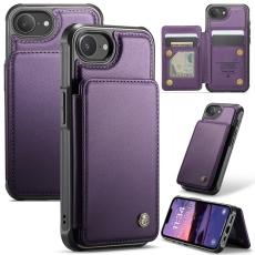 Caseme - CASEME C22 iPhone 16e Fodral Konstl&auml;der med RFID, Lila