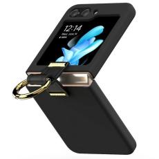 Mercury - Mercury Galaxy Z Flip 6 Mobilskal Guld Ring - Svart