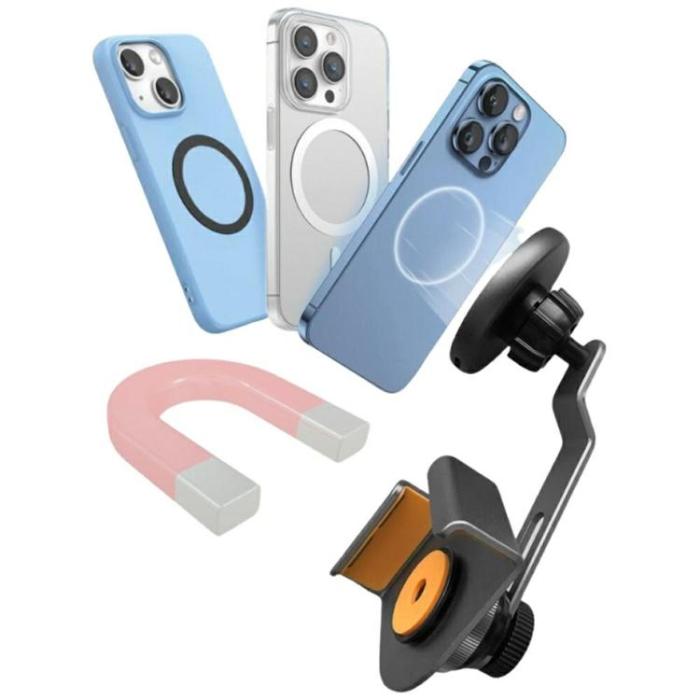 4smarts - 4smarts Qi2 Magnetiskt Skärmfäste för Mobil - Grå