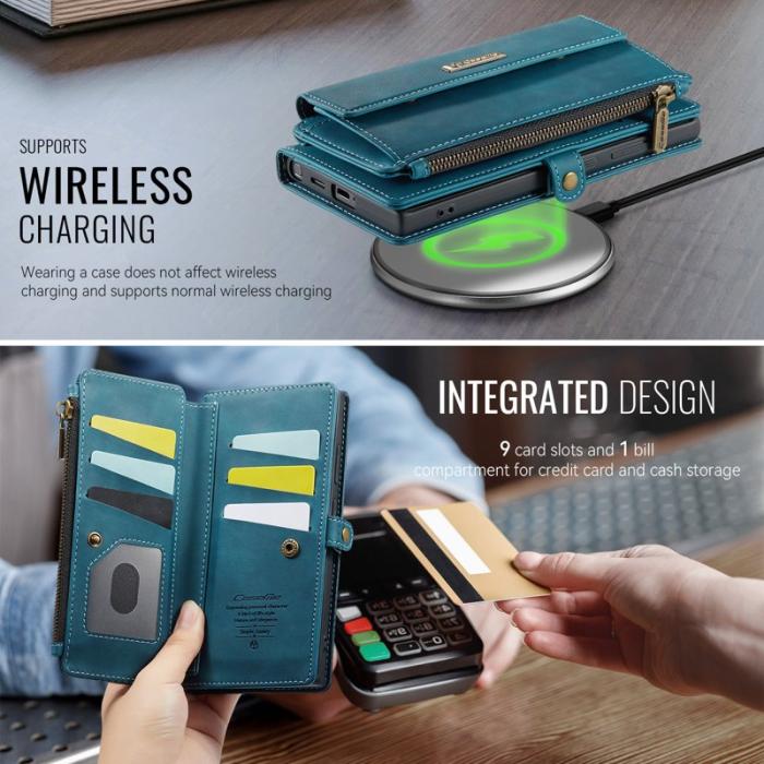 Caseme - CASEME C39 Mobilskal till Samsung Galaxy S25 Ultra RFID-Skydd Grön