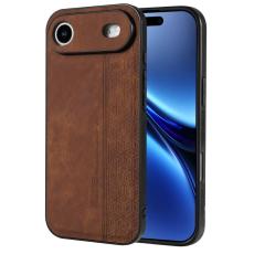 AZNS - AZNS iPhone Air Fodral Skyddande KonstL&auml;der - Brun